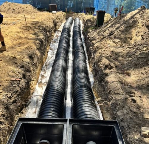 Stormwater absorpation trench Hornsby Heights Stormwater absorpation trench Hornsby Heights